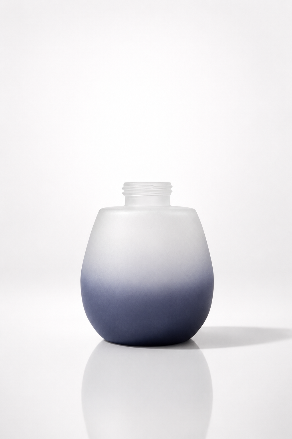 Ombré Frosted Glass Reed Diffuser Bottle